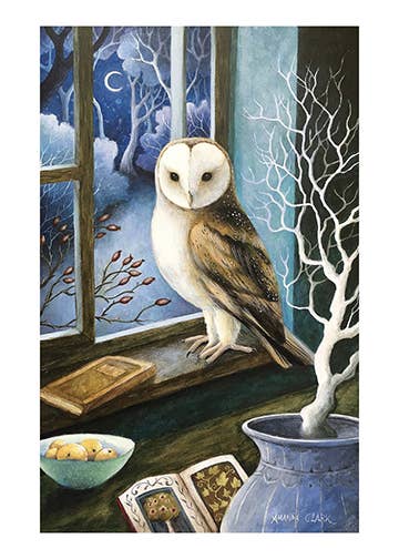 Visitor at my Window Card - Artist:  Amanda Clark