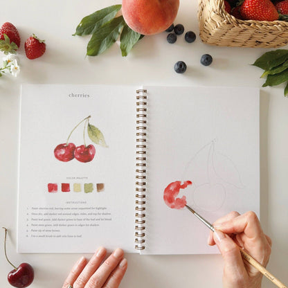 Fruit Watercolor Workbook by Emily Lex