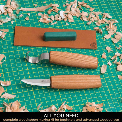 Kickin' Up the Chips Tools Spoon Carving Set