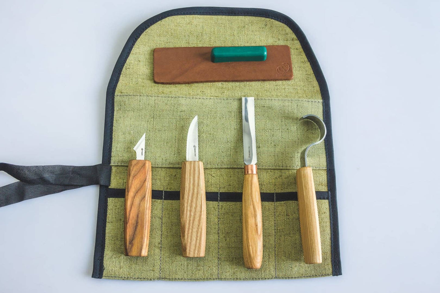 Wood Carving Tool Set for Spoon Carving with Beginner's Guide