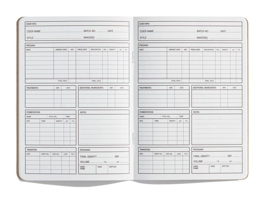 Cider Making Journal