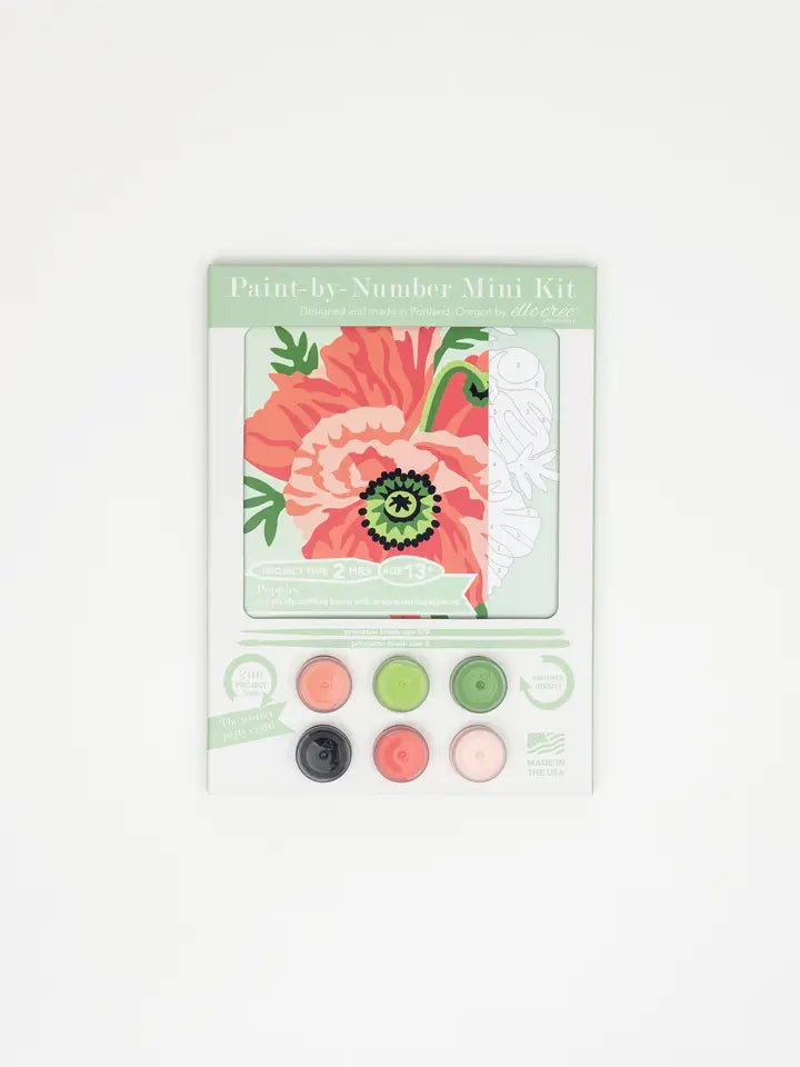 Mini Paint-By-Number Kit by Elle Crée (She Creates)