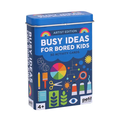 Busy Ideas for Bored Kids: 50 Activity Cards in Keepsake Tin