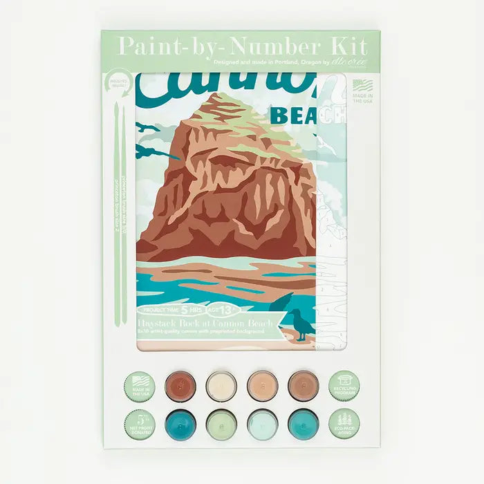 Paint-By-Number Kit by Elle Crée (She Creates)