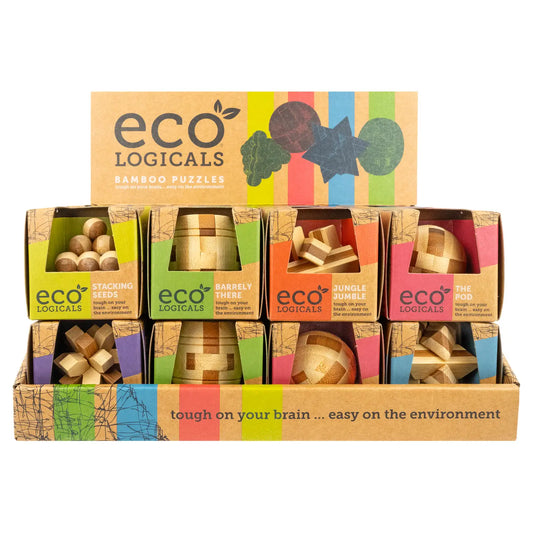 Eco Logicals Mini Bamboo Puzzles-Assorted