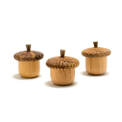 Stitch Marker Holding Acorn