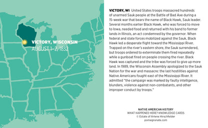 Native American History: What Happened Here? Knowledge Cards