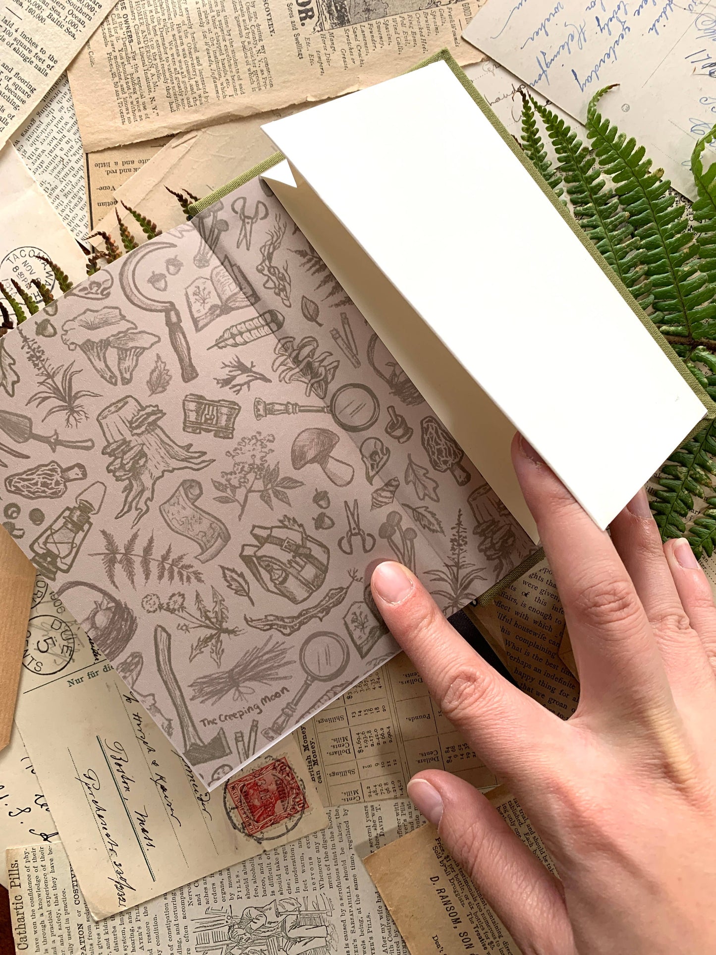 GREEN Foraging A6 field journal