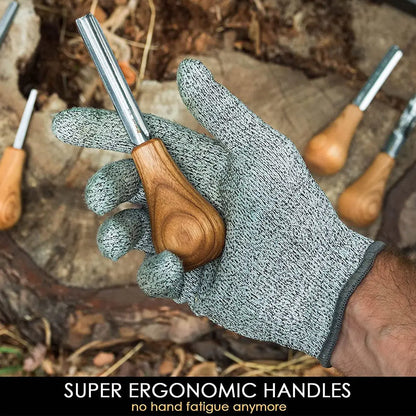 Woodcarving Set with Palm Chisels by BeaverCraft