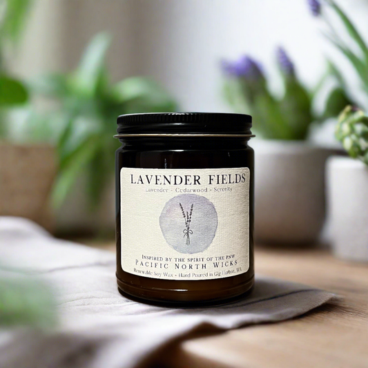Lavender Fields Candle | Relaxing Spa Inspired | Soy Wax