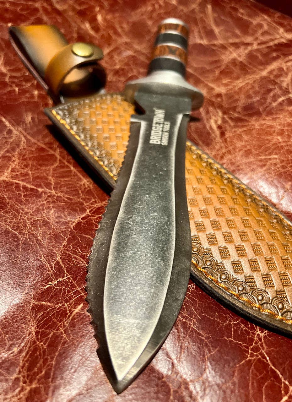 Hero Hori Gardening Knife with leather sheath & sharpener