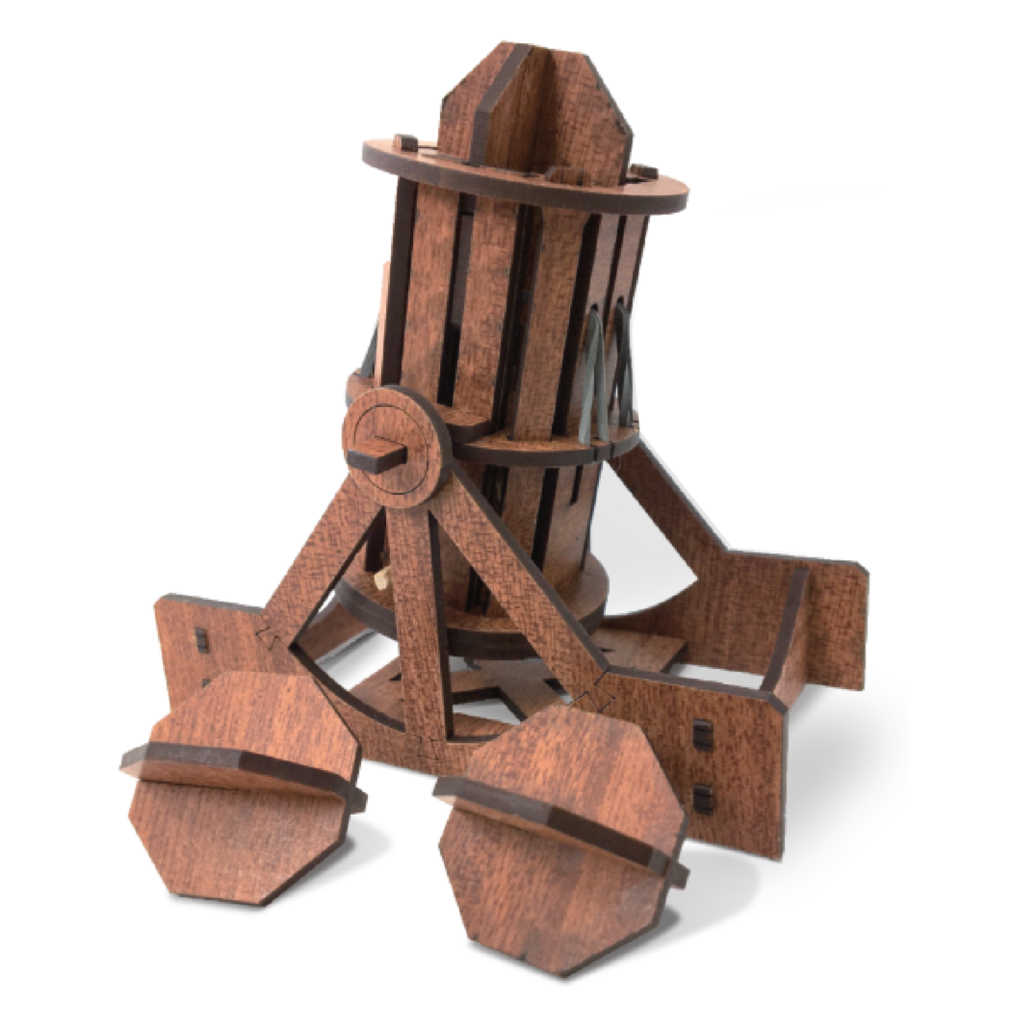 Mini Cannon: Wooden Siege Engine Engineering Model Building Kit