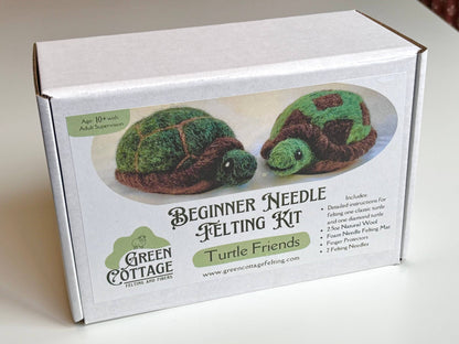 Turtle Friends Beginner Needle Felting Kit