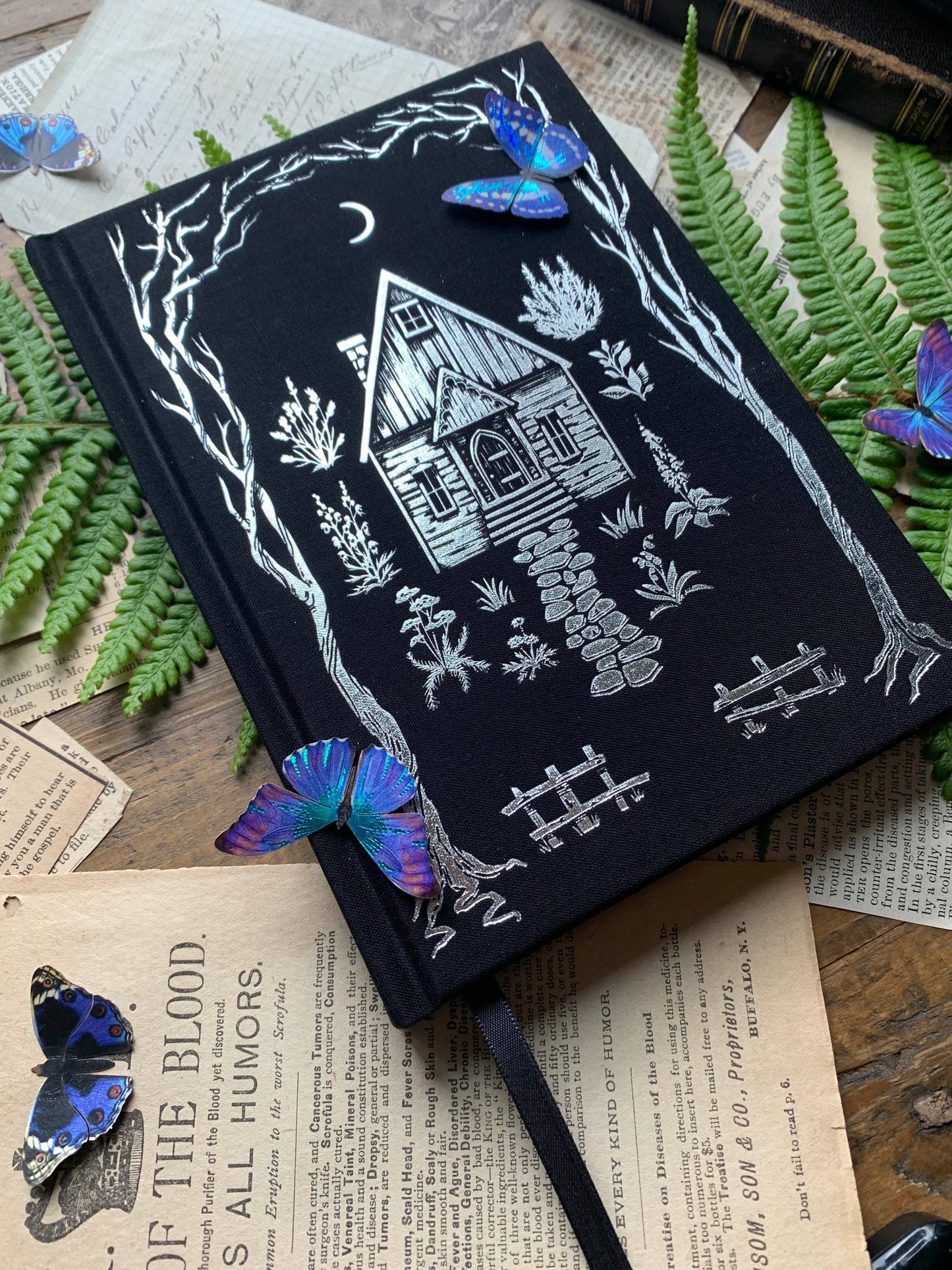 The Grimoire Silver- lined notebook