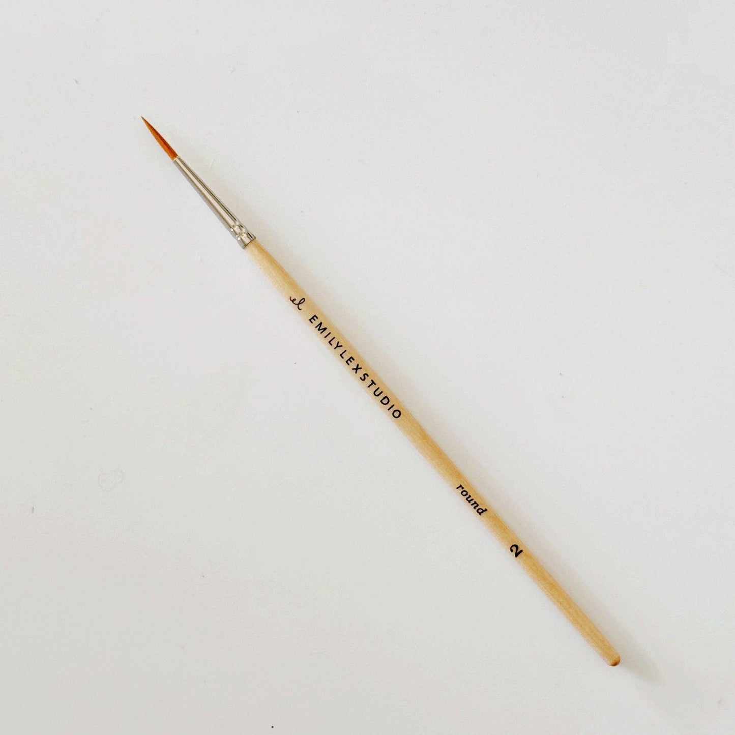 Watercolor Wood Paint Brushes (Set of Five) by Emily Lex