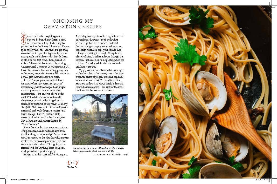 To Die For: A Cookbook of Gravestone Recipes by Rosie Grant