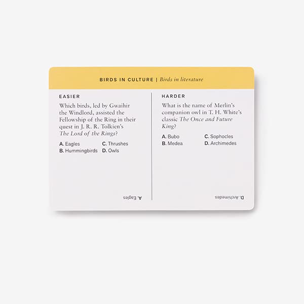 Sibley Birder's Trivia: A Card Game: 400 Questions to Test Every Birder's Knowledge by David Allen Sibley