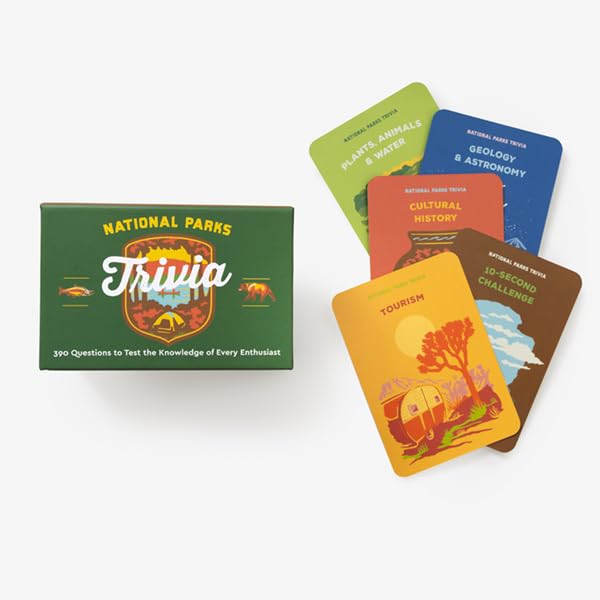 National Parks Trivia: A Card Game: 390 Questions to Test the Knowledge of Every Enthusiast by Emily Hoff & Maygen Keller