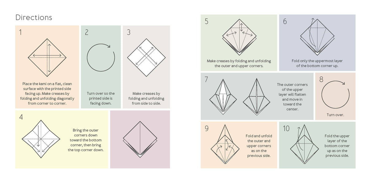 Paper Crane a Day: A Year of Mindful Folding--Origami Notepad 365 Sheets