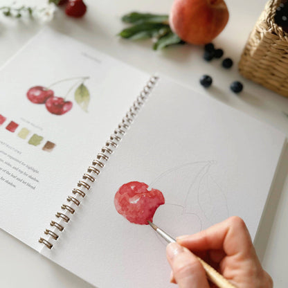 Fruit Watercolor Workbook by Emily Lex