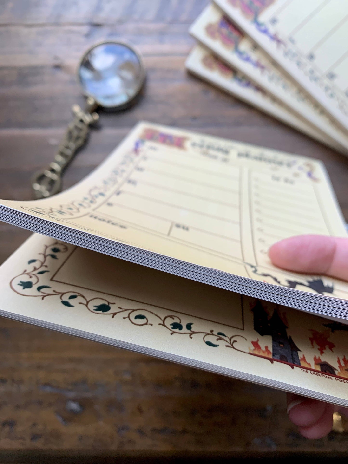Medieval Weekly Planner Notepad (5.5 x 8.5)