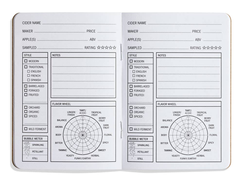 Cider Tasting Journal