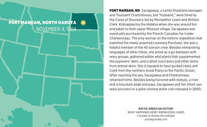 Native American History: What Happened Here? Knowledge Cards