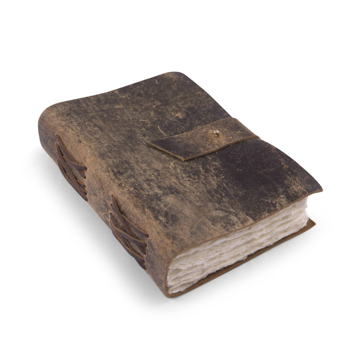 Scratched Leather Journals - Brown