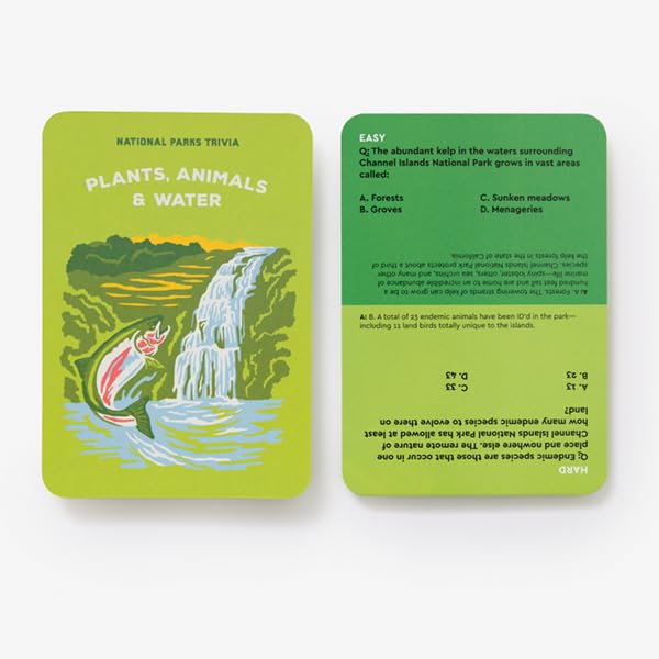 National Parks Trivia: A Card Game: 390 Questions to Test the Knowledge of Every Enthusiast by Emily Hoff & Maygen Keller