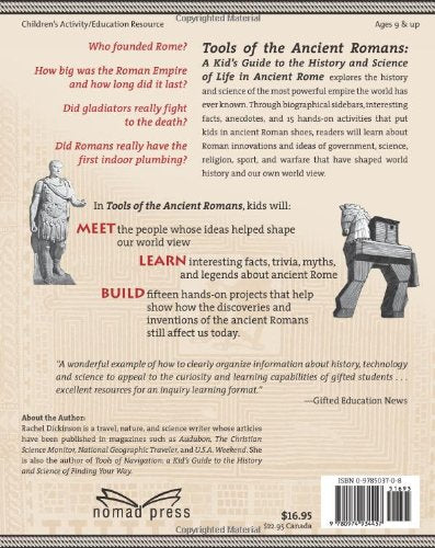 Tools of the Ancient Romans: A Kid's Guide to the History & Science of Life in Ancient Rome: A Kid's Guide to the History & Science of Life in Ancient Rome