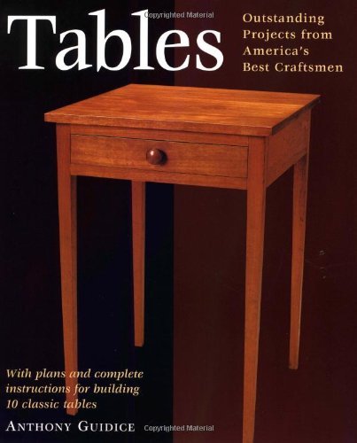 Tables: With Plans and Complete Instructions for 10 Classic Tables by Anthony Guidice