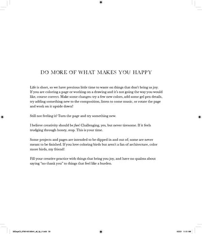 30 Days of Creativity: Draw, Color, and Discover Your Creative Self by Johanna Basford