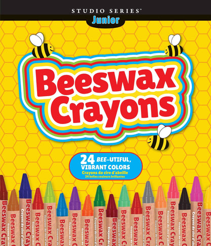 Studio Series Junior Beeswax Crayons (Set of 24 Colors)
