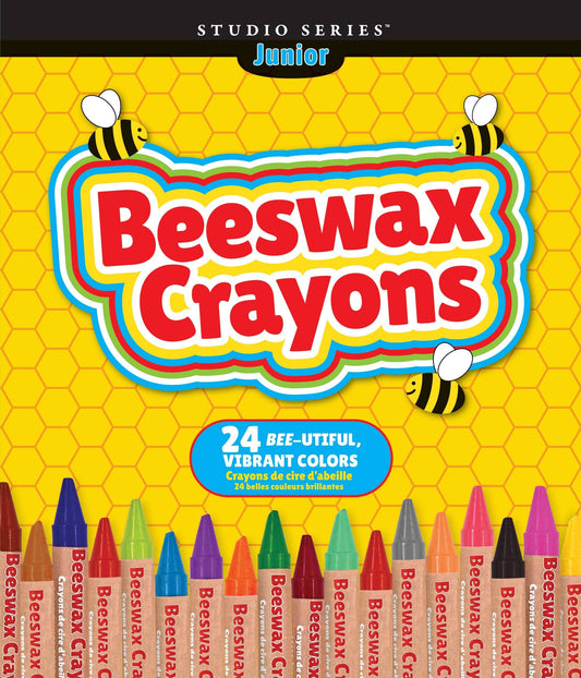Studio Series Junior Beeswax Crayons (Set of 24 Colors)