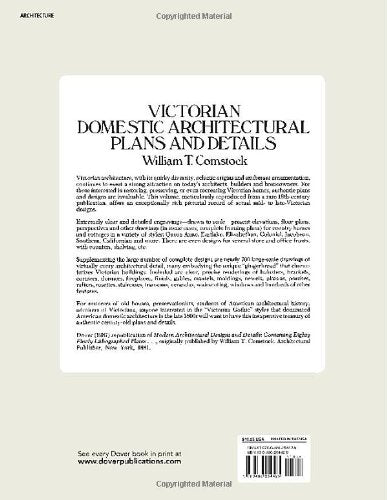 Victorian Domestic Architectural Plans and Details: 734 Scale Drawings of Doorways, Windows, Staircases, Moldings, Cornices, and Other Elements: 734 Scale Drawings of Doorways, Windows, Staircases, Moldings, Cornices, and Other Elements
