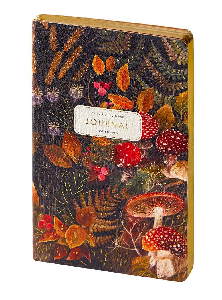 Bruno Visconti Vegan Leather Daily Planner - Forest Mushrooms