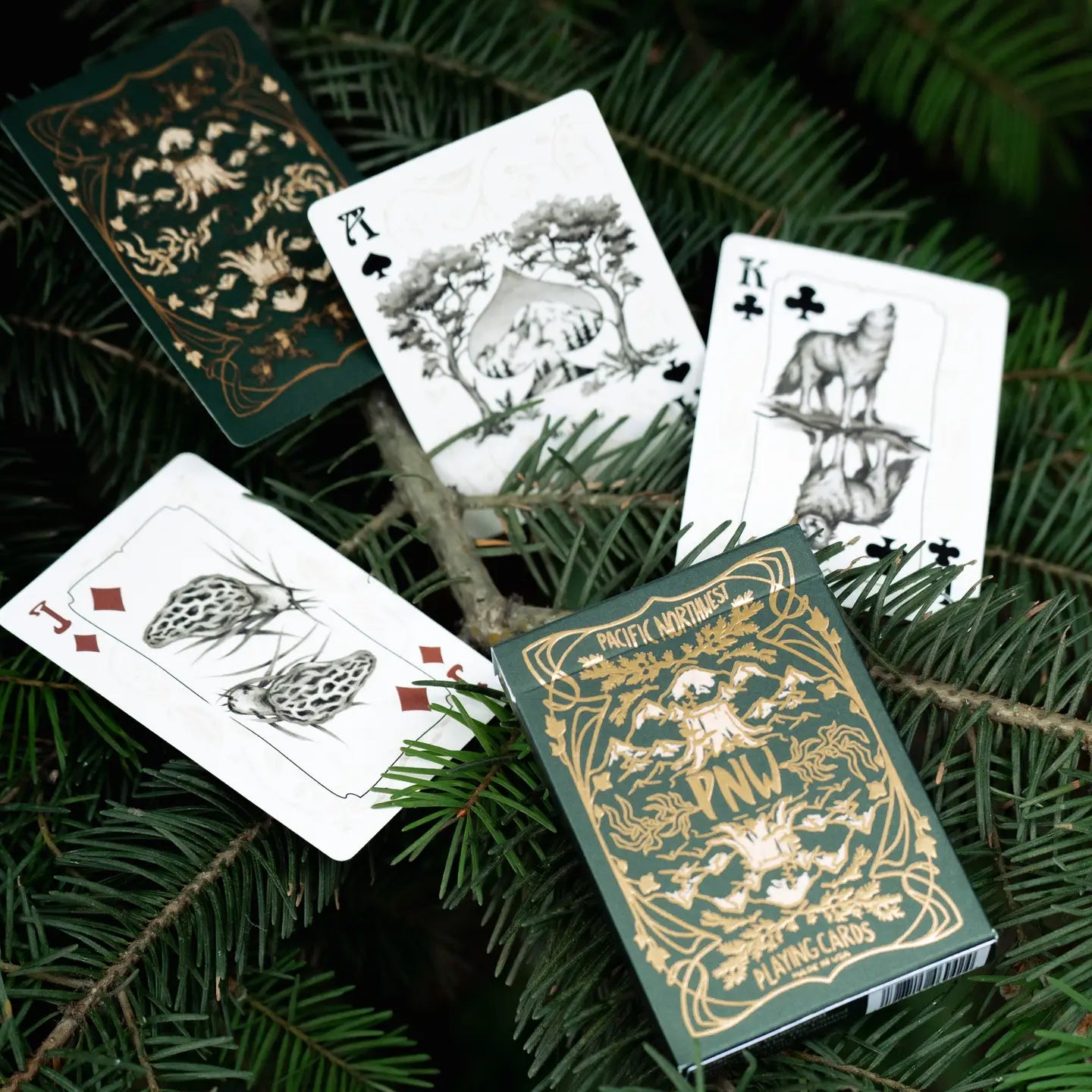 PNW Evergreen Playing Cards