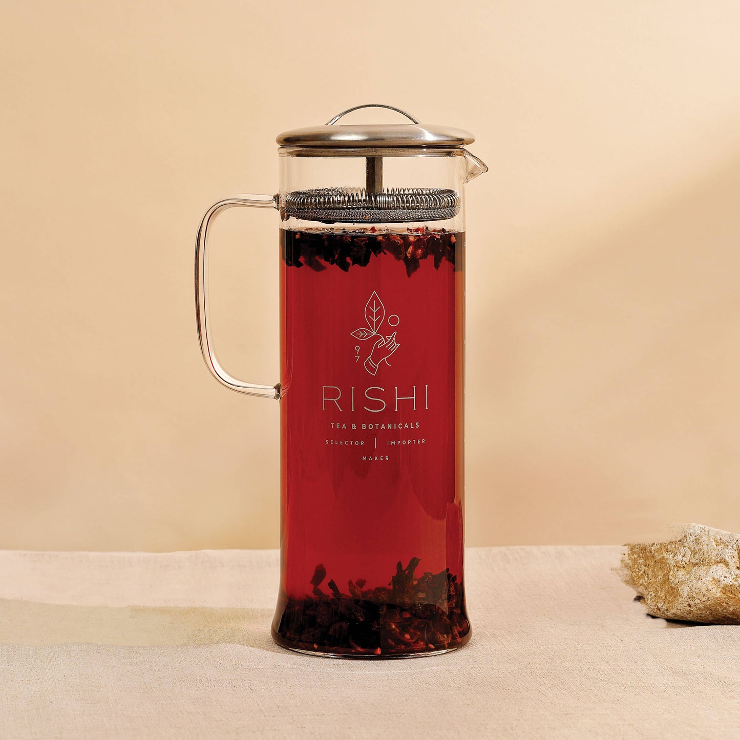 Simple Brew Borosilicate Glass Teapot for Loose Tea (1000mL)