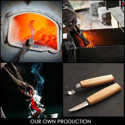 Kickin' Up the Chips Tools Spoon Carving Set