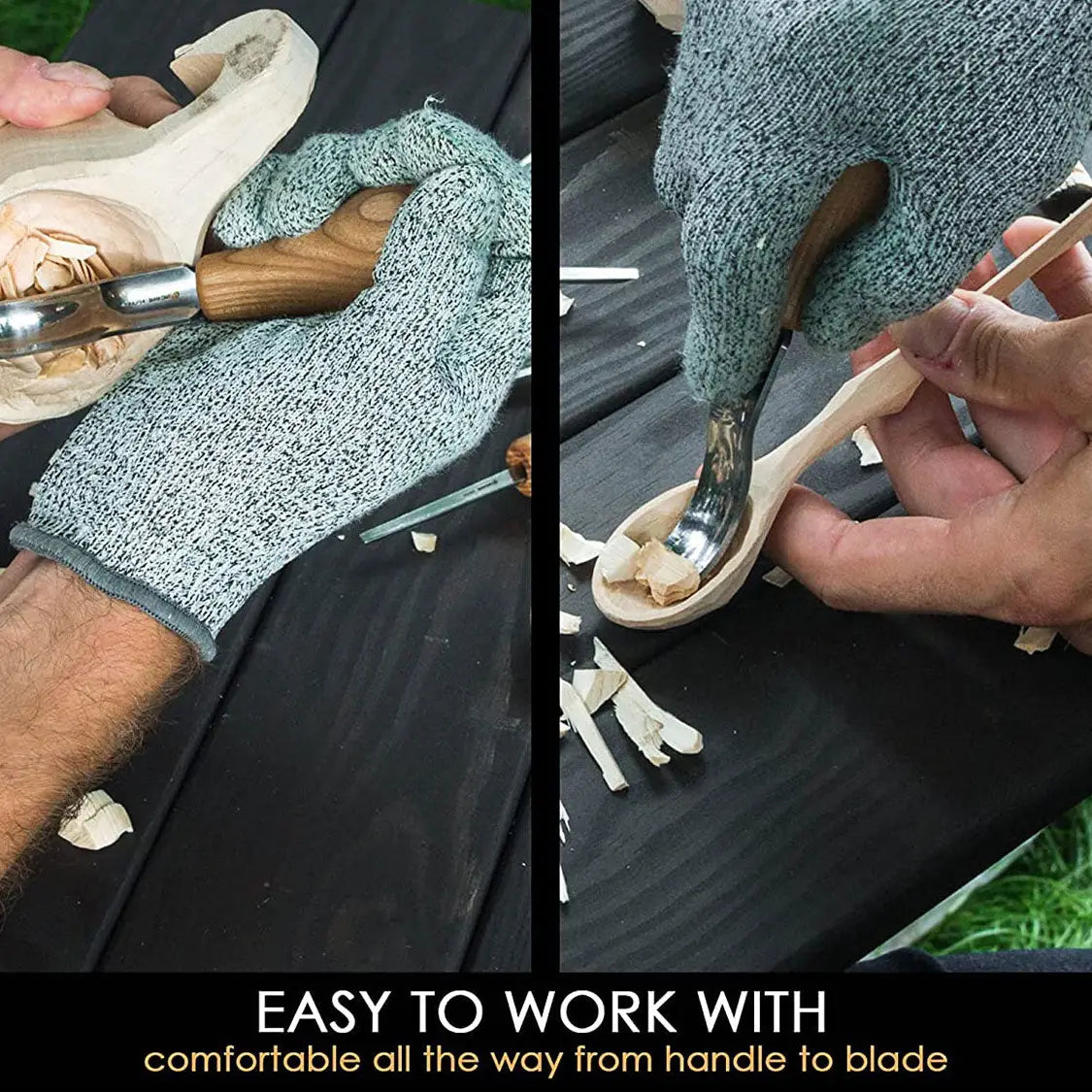 Woodcarving Set with Palm Chisels by BeaverCraft