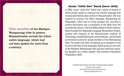 Women Who Dare Vol. III Knowledge Cards