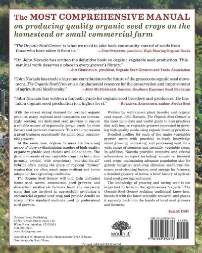 The Organic Seed Grower: A Farmer's Guide to Vegetable Seed Production: A Farmer's Guide to Vegetable Seed Production
