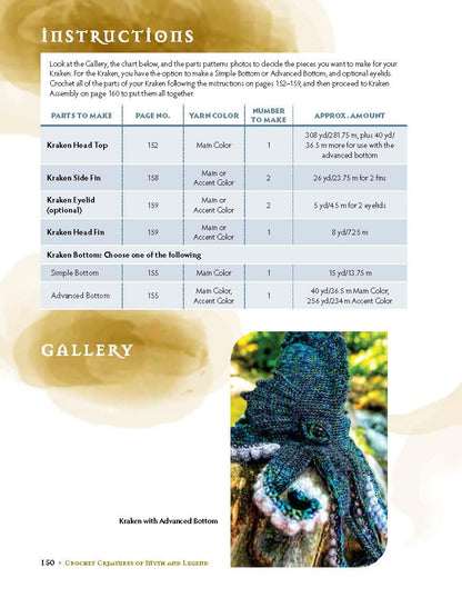 Crochet Creatures of Myth and Legend: 19 Designs Easy Cute Critters to Legendary Beasts: 19 Designs Easy Cute Critters to Legendary Beasts