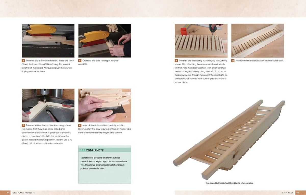 One-Plank Woodworking Projects