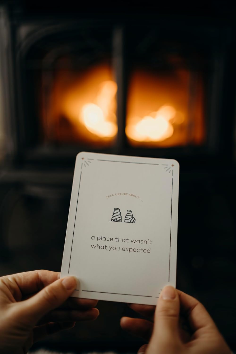 Campfire Stories Deck: Prompts for Igniting Conversation by the Fire by Ilyssa Kyu & Dave Kyu