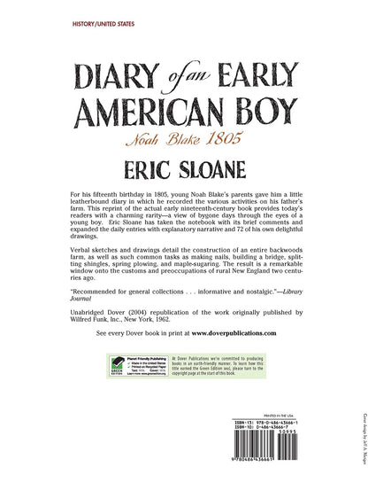 Diary of an Early American Boy: Noah Blake 1805
