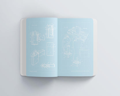 Blueprint Notebook: Technical Innovations by Dokument Press