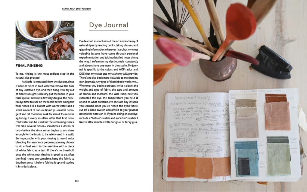 Farm & Folk Quilt Alchemy: A High-Country Guide to Natural Dyeing and Making Heirloom Quilts from Scratch: A High-Country Guide to Natural Dyeing and Making Heirloom Quilts from Scratch