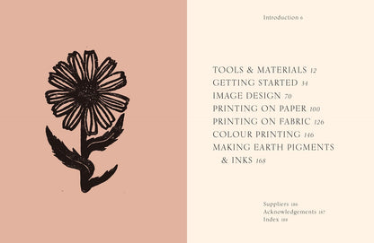 Botanical Block Printing: A Creative Step-By-Step Handbook to Make Art Inspired by Nature