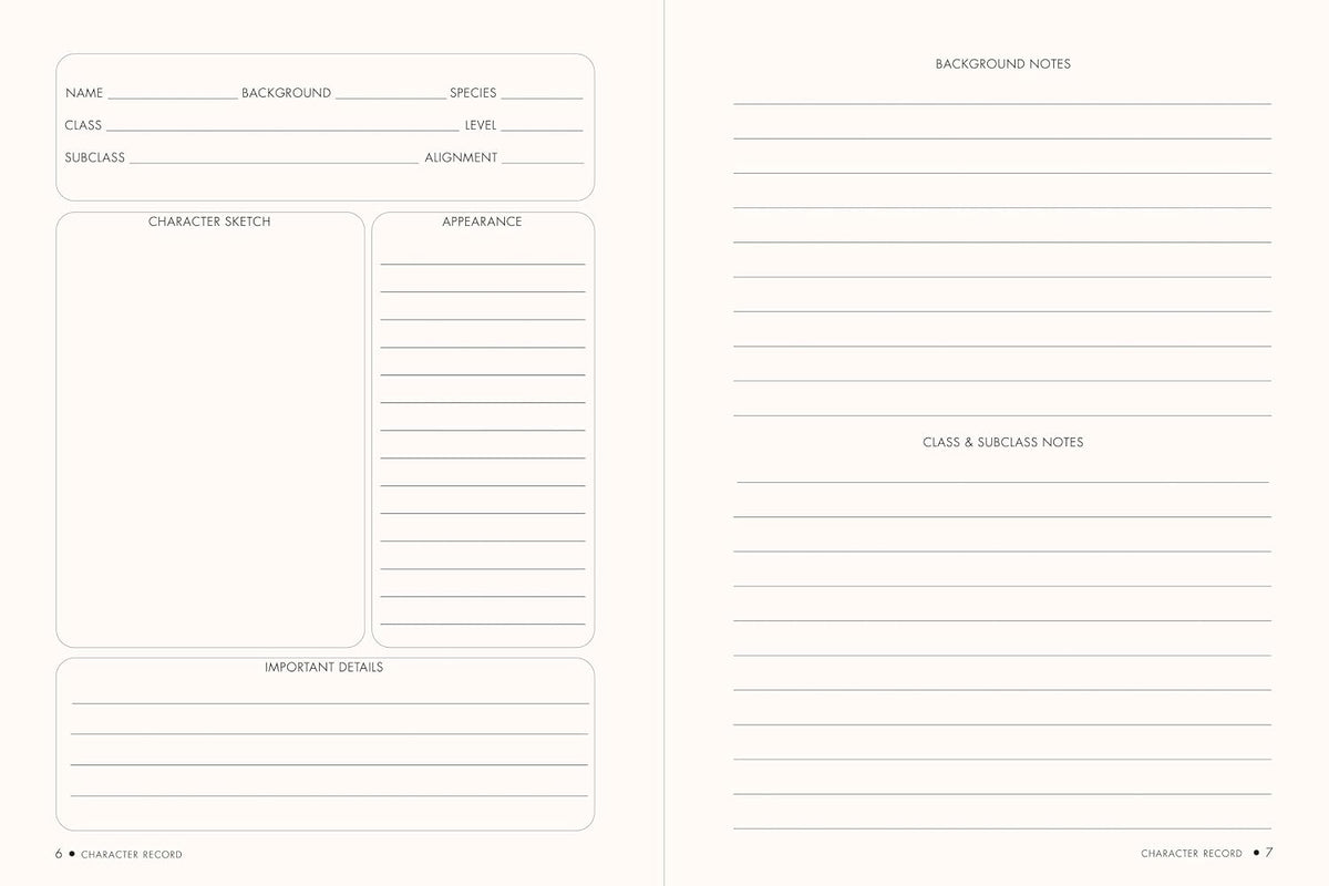 RPG Campaign Journal